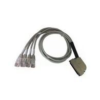 Pravý uhol MDR 68 až 4 porty kábel RJ45