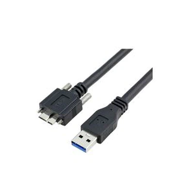 USB 3.0 Mužský až mikro B mužský kábel so zámkom skrutky