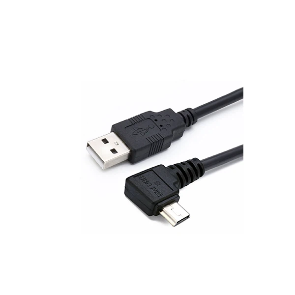 USB 2.0 A Male To Right Angle Mini B Male Cable